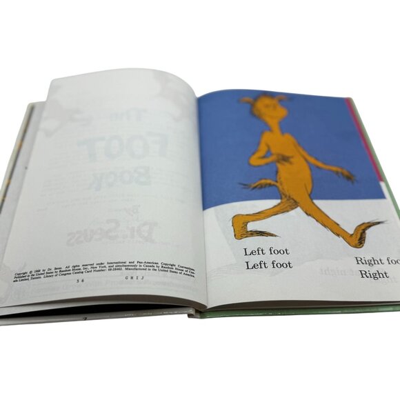 The Foot Book By Dr. Seuss Hardcover Bright & Early Books For Beginning Beginner - Picture 4 of 8